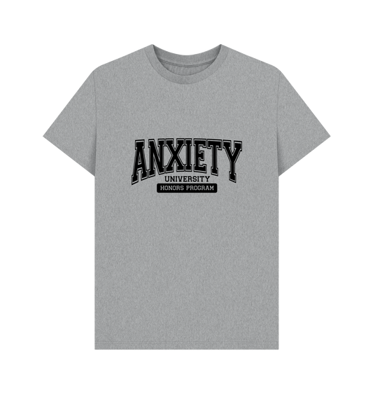 Athletic Grey Printed T-shirt Front