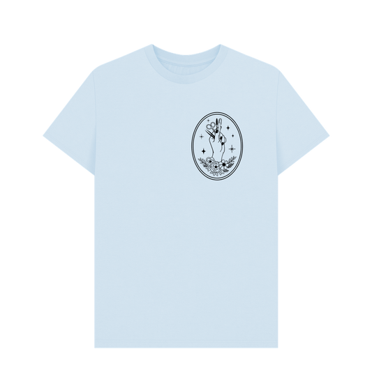 Sky Blue FLORAL EMBLEM