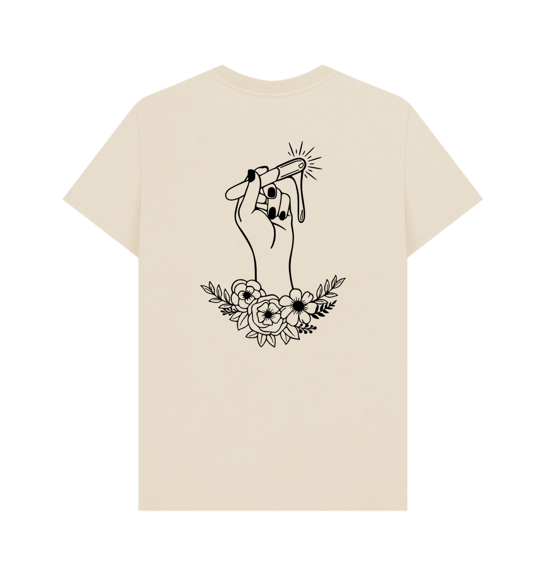 Oat BACK DESIGN - WAXER FLORAL HAND