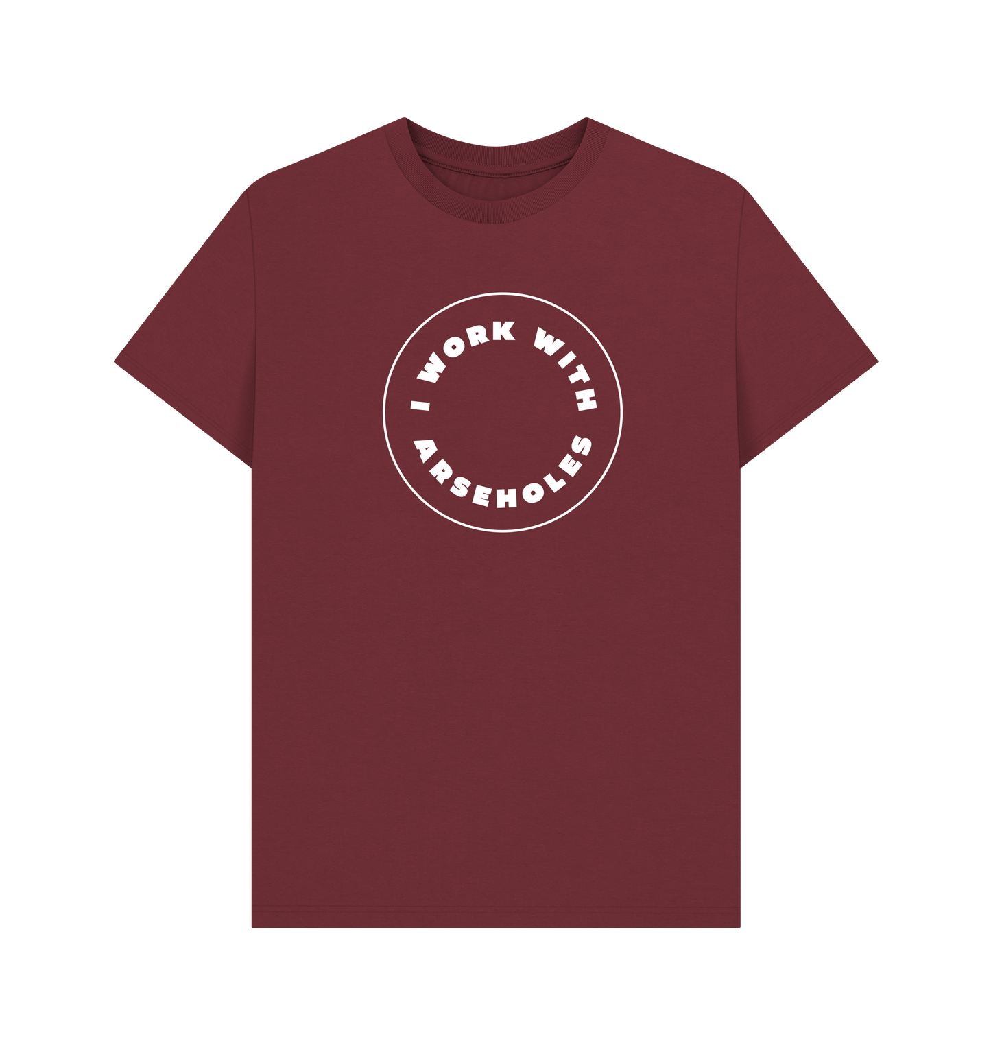 Red Wine Printed T-shirt Front