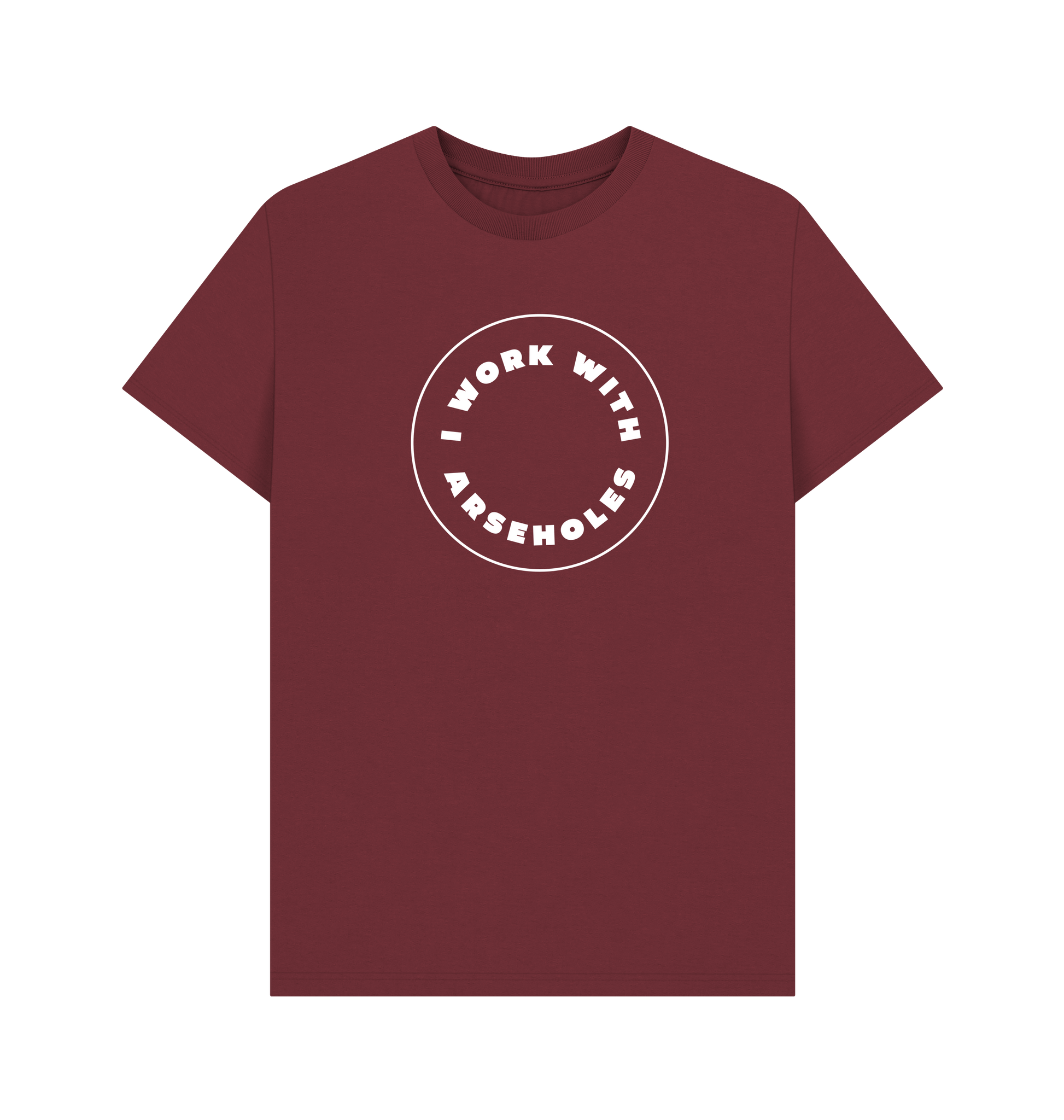 Red Wine Printed T-shirt Front