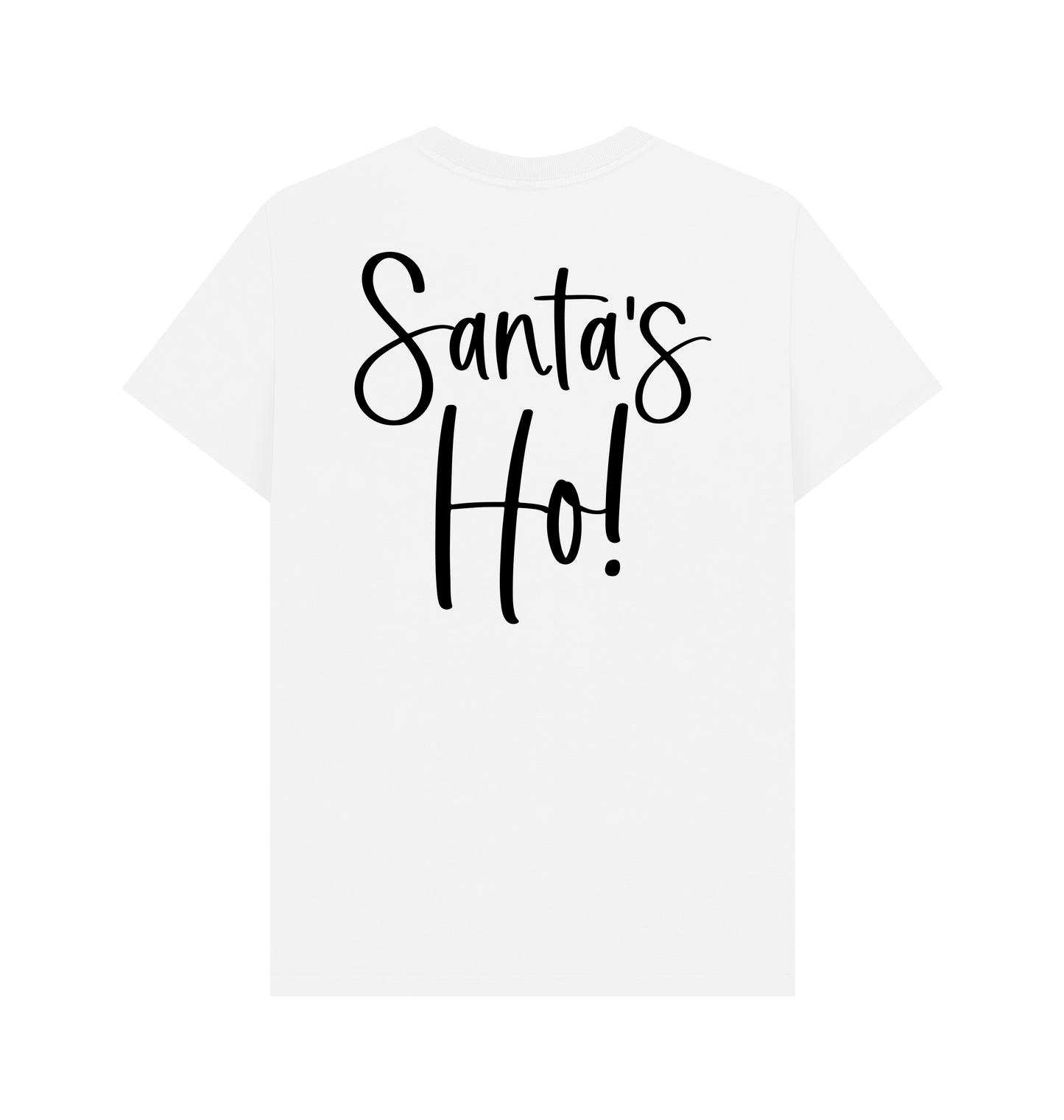 White Printed T-shirt Back