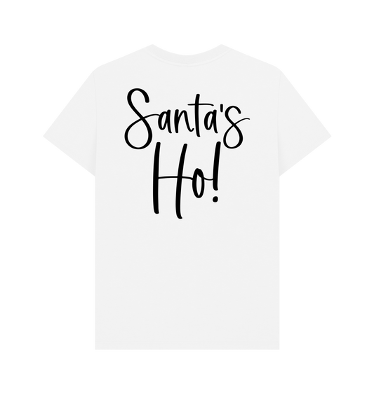 White Printed T-shirt Back