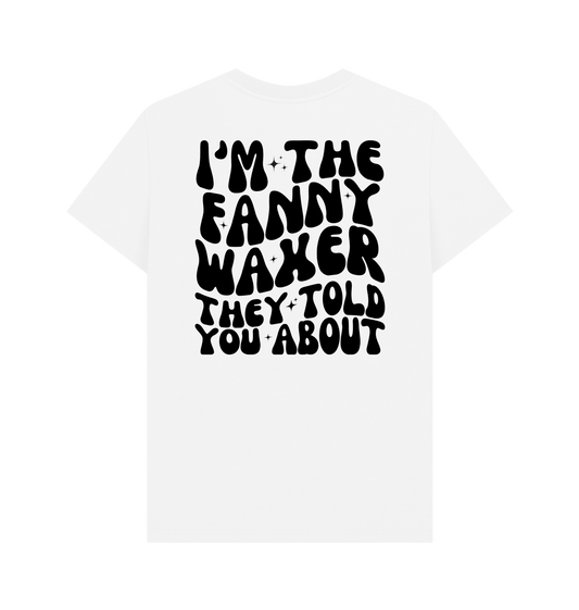 White Printed T-shirt Back