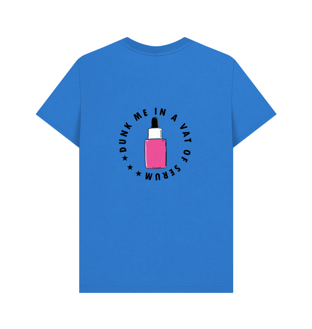 Bright Blue Printed T-shirt Back