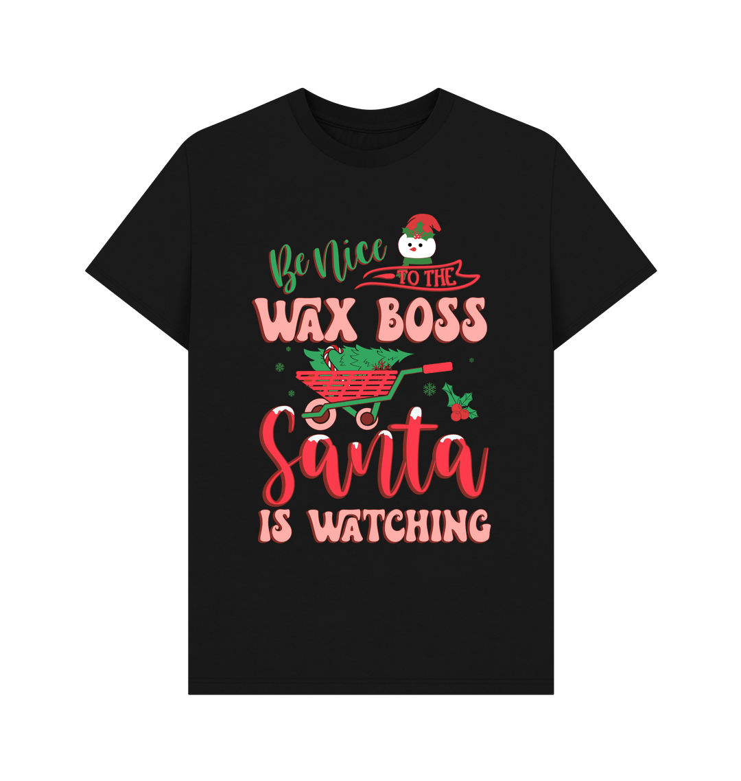 Black Printed T-shirt Front