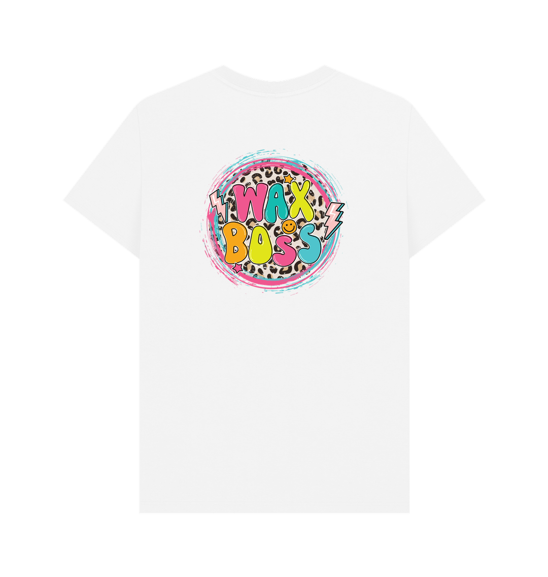 White Printed T-shirt Back