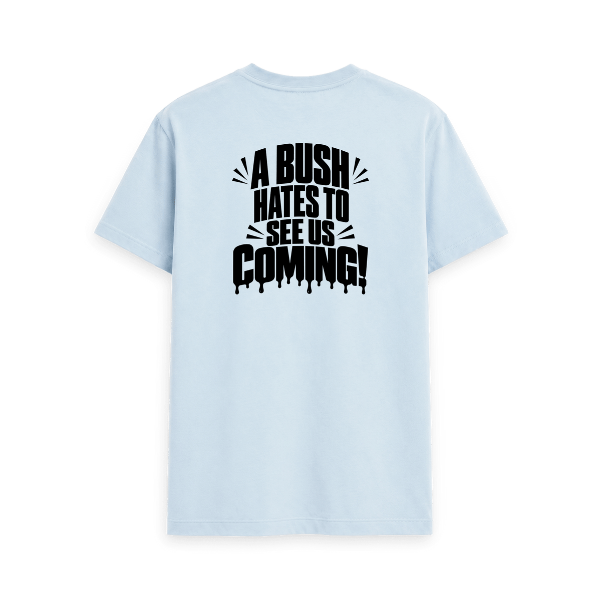 Sky Blue Printed T-shirt Back