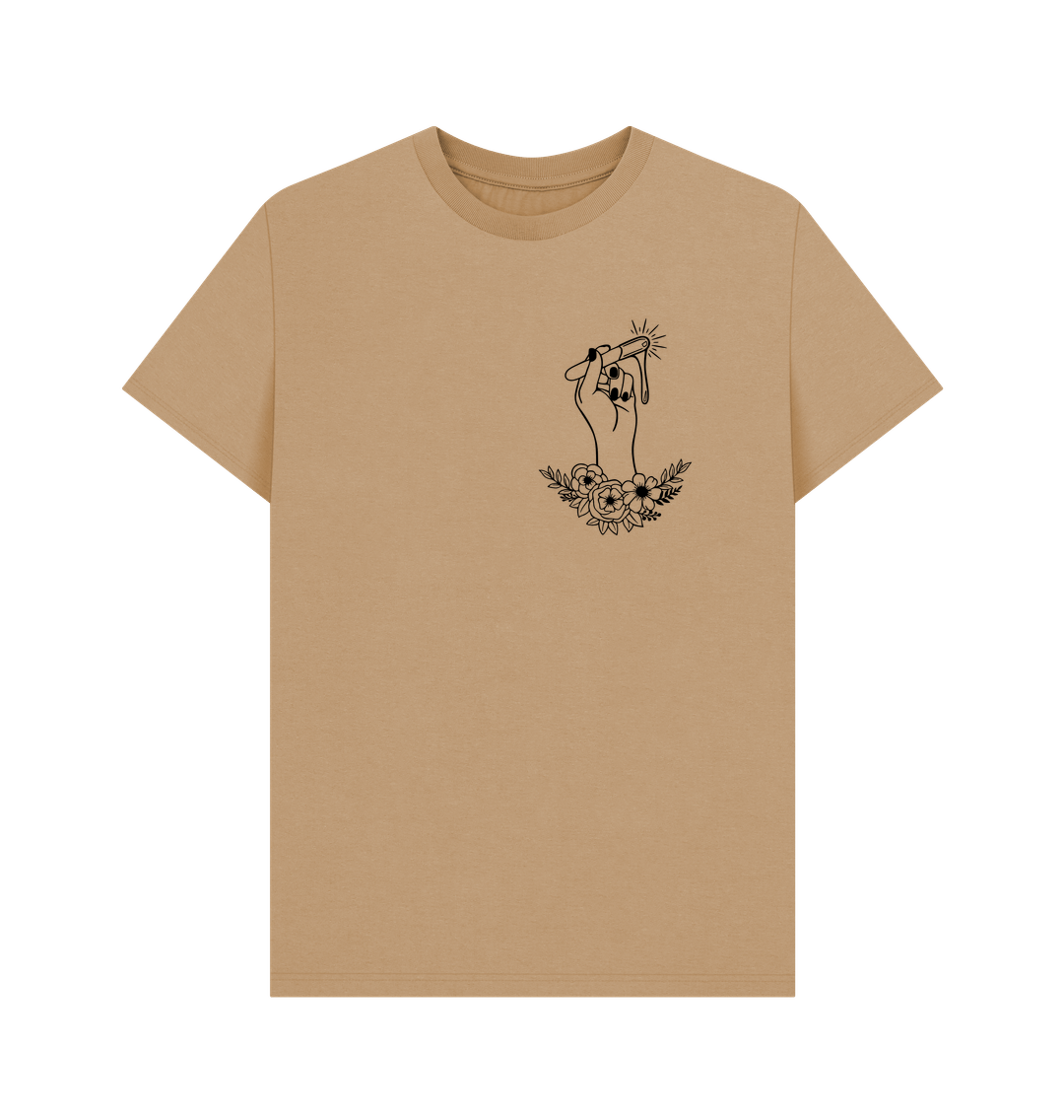 Sand WAXER FLORAL HAND