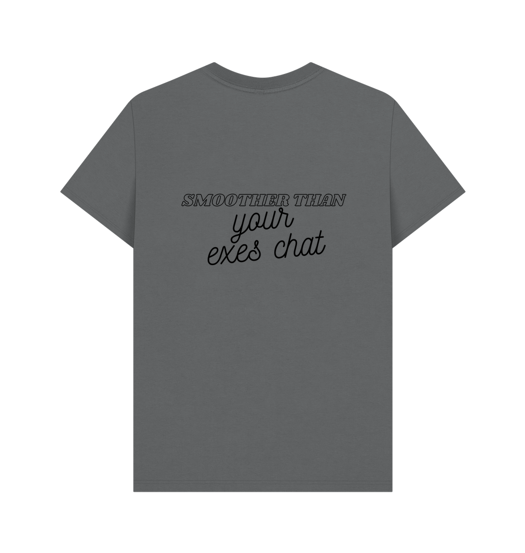 Slate Grey Printed T-shirt Back