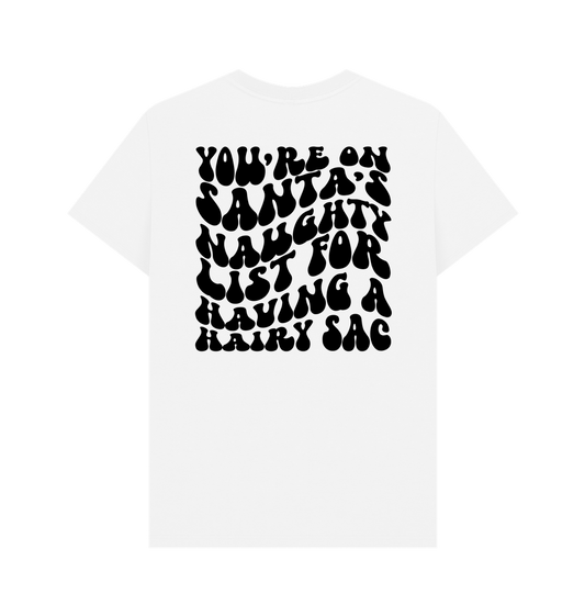 White Printed T-shirt Back