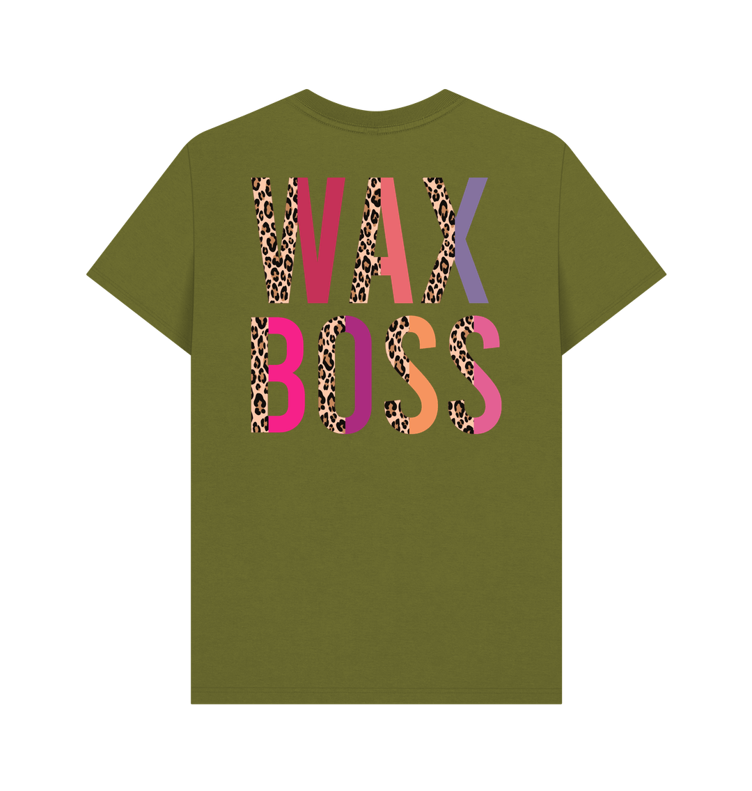 Moss Green Printed T-shirt Back
