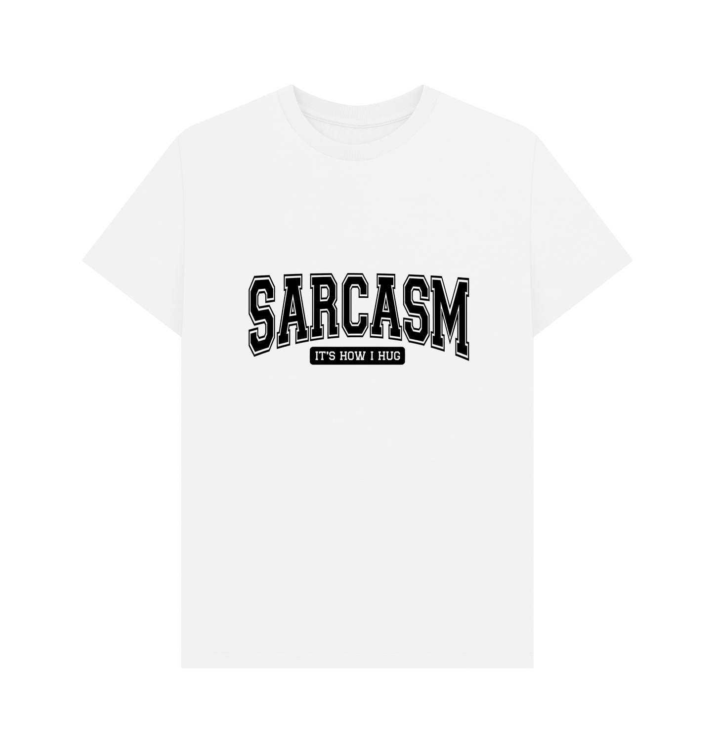 White Printed T-shirt Front