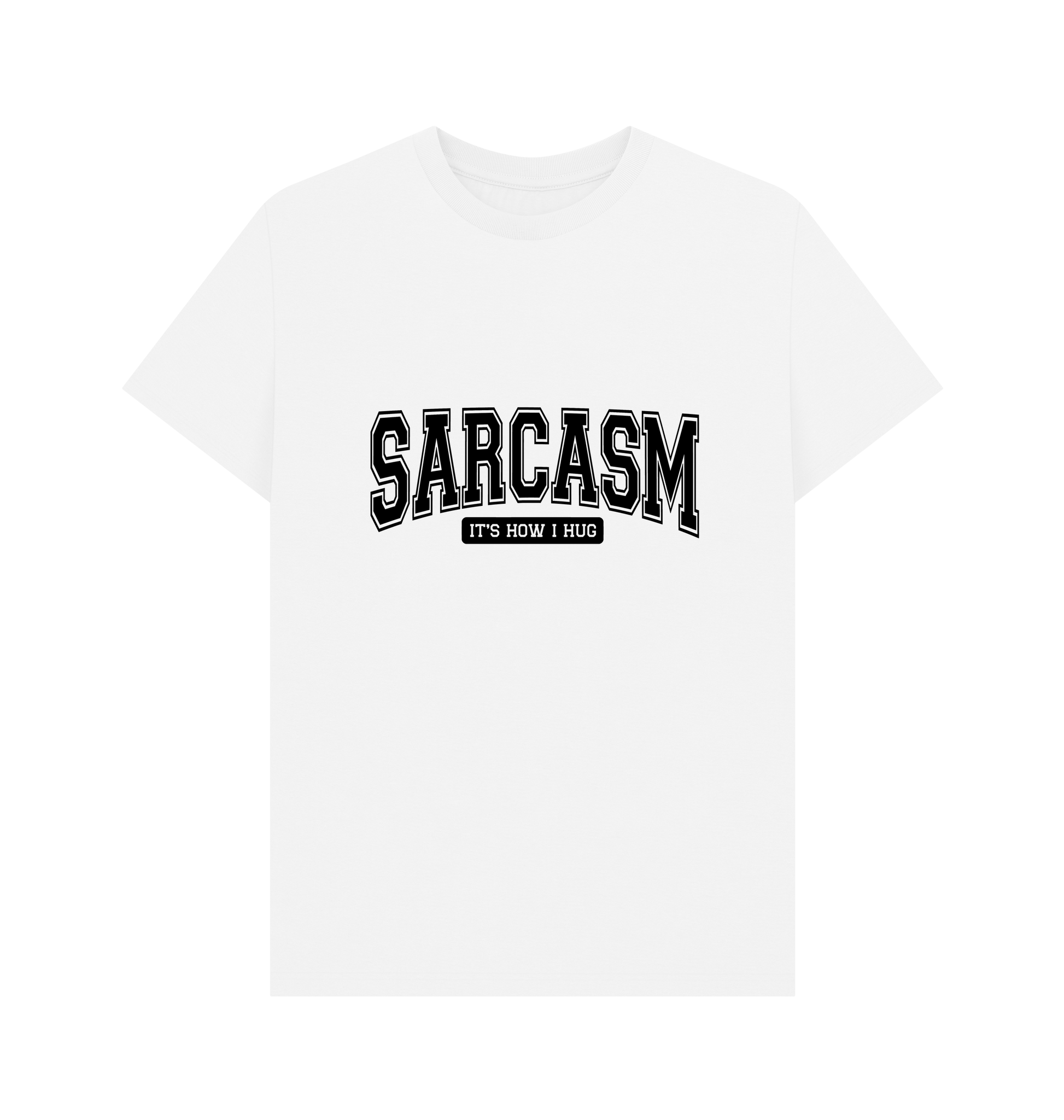 White Printed T-shirt Front