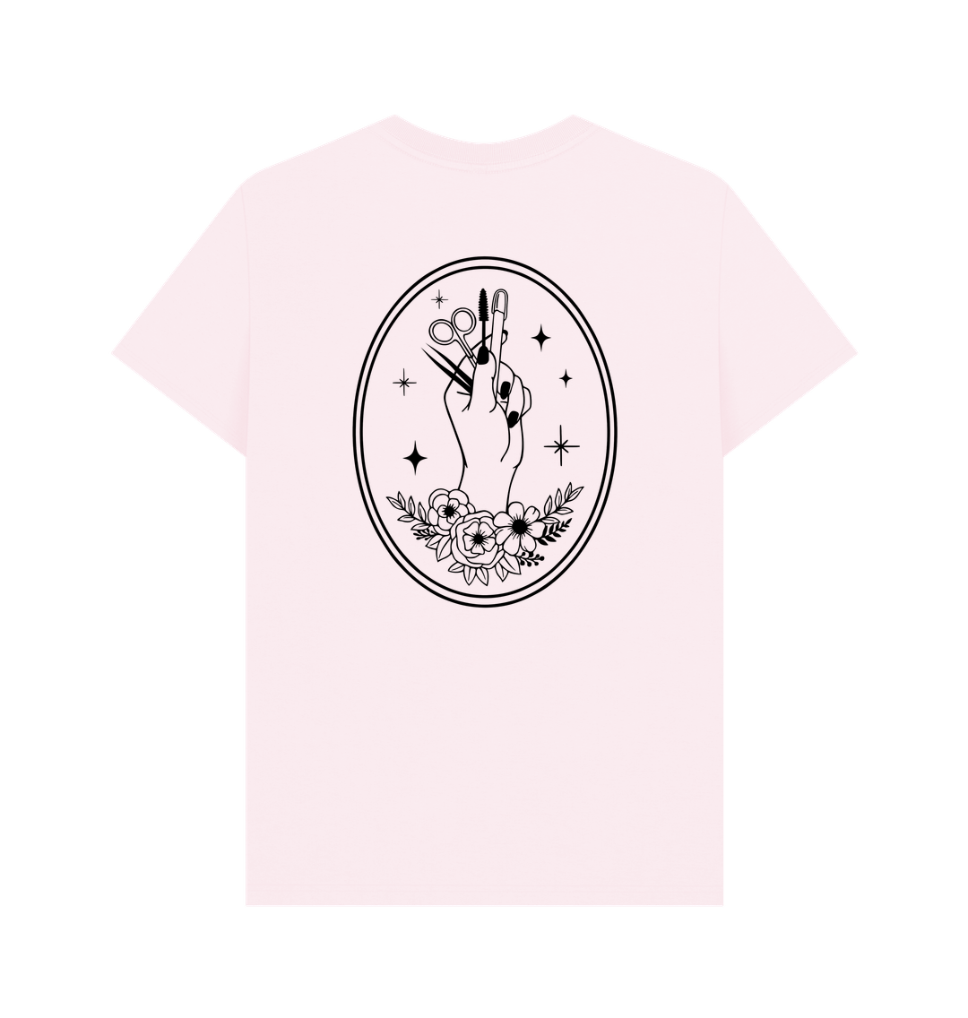 Pink BACK DESIGN - FLORAL EMBLEM