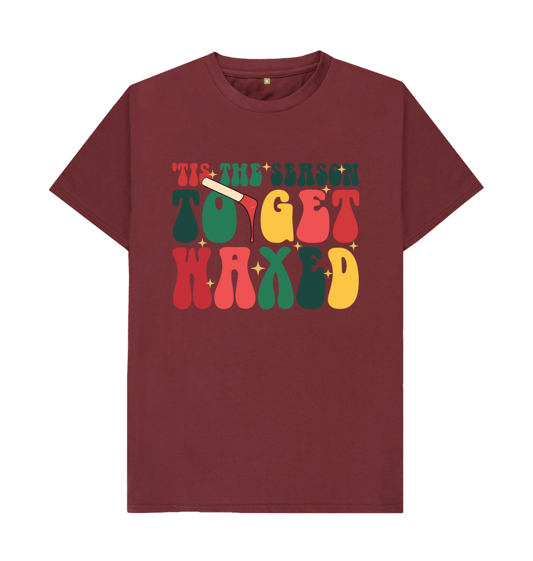 Red Wine Printed T-shirt Front