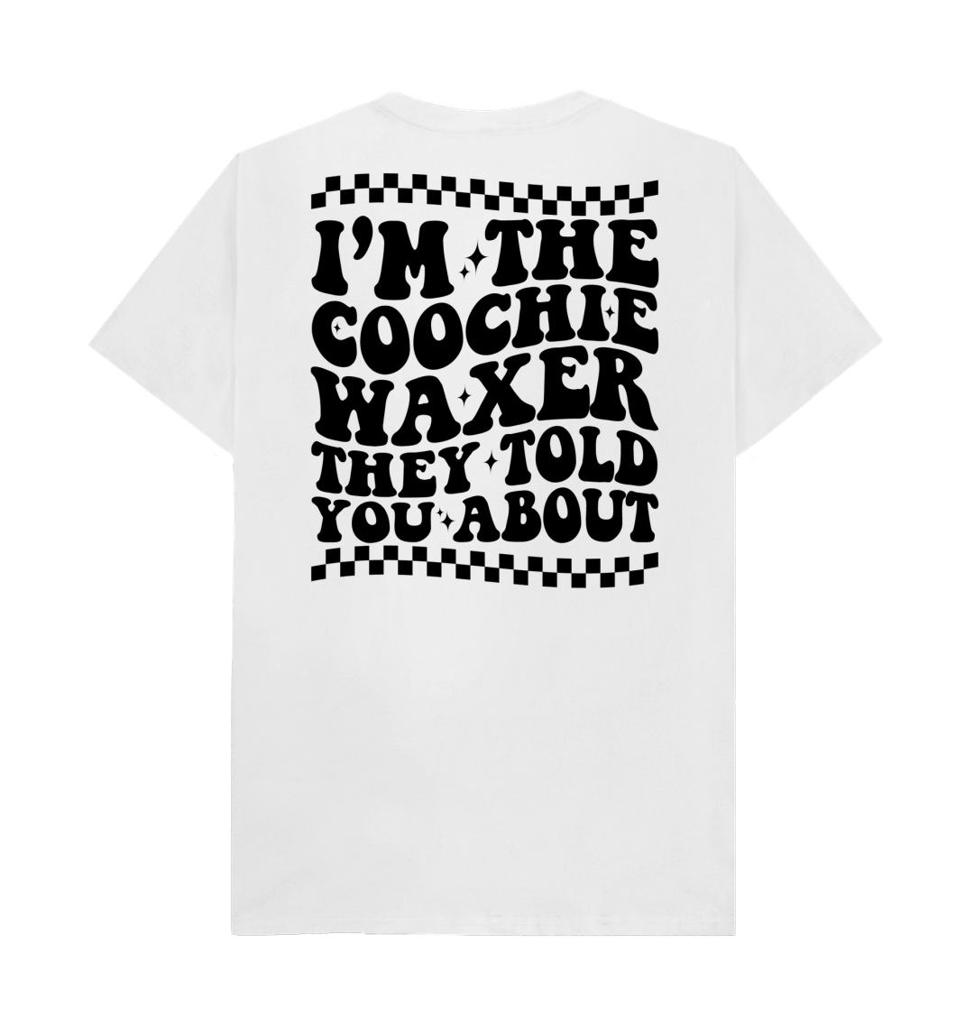 White Printed T-shirt Back