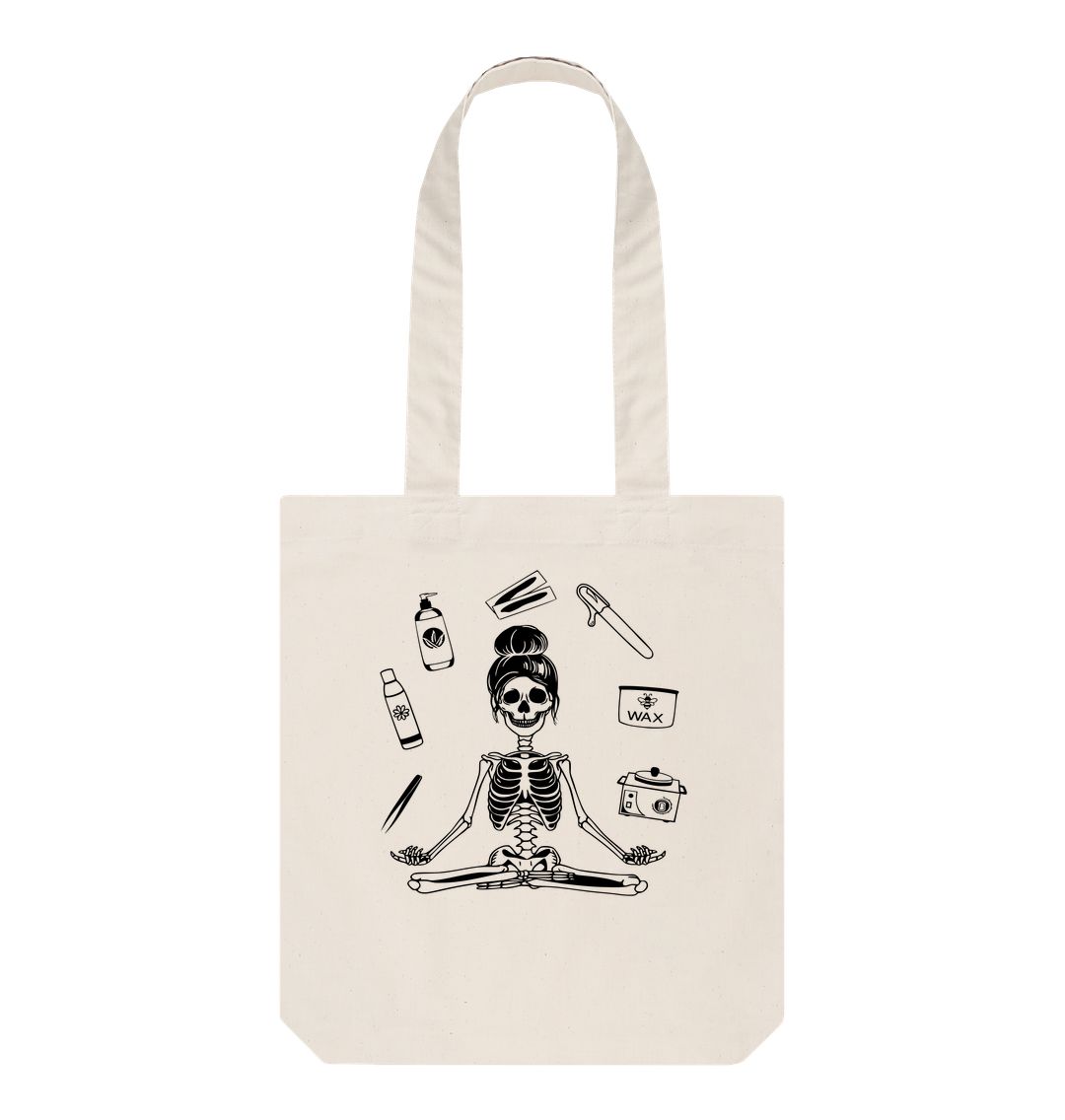 Natural WAX SKELETON black BAG