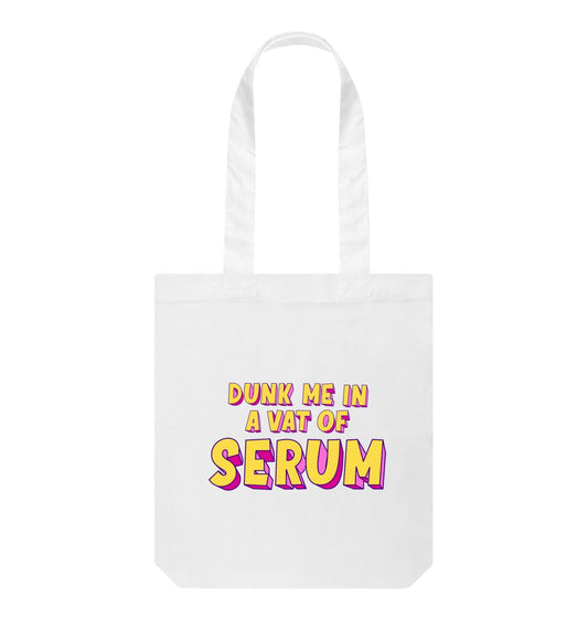 White DUNK IN SERUM POP ART BAG