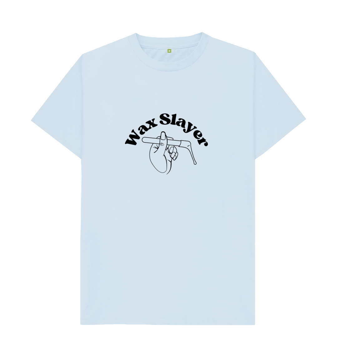 Sky Blue Printed T-shirt Front