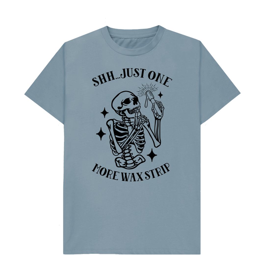 Stone Blue Printed T-shirt Front