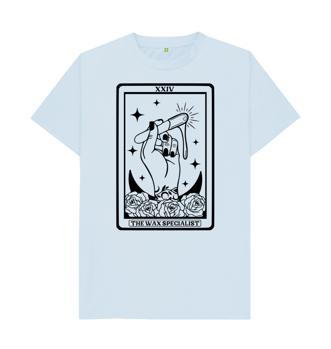 Sky Blue Printed T-shirt Front