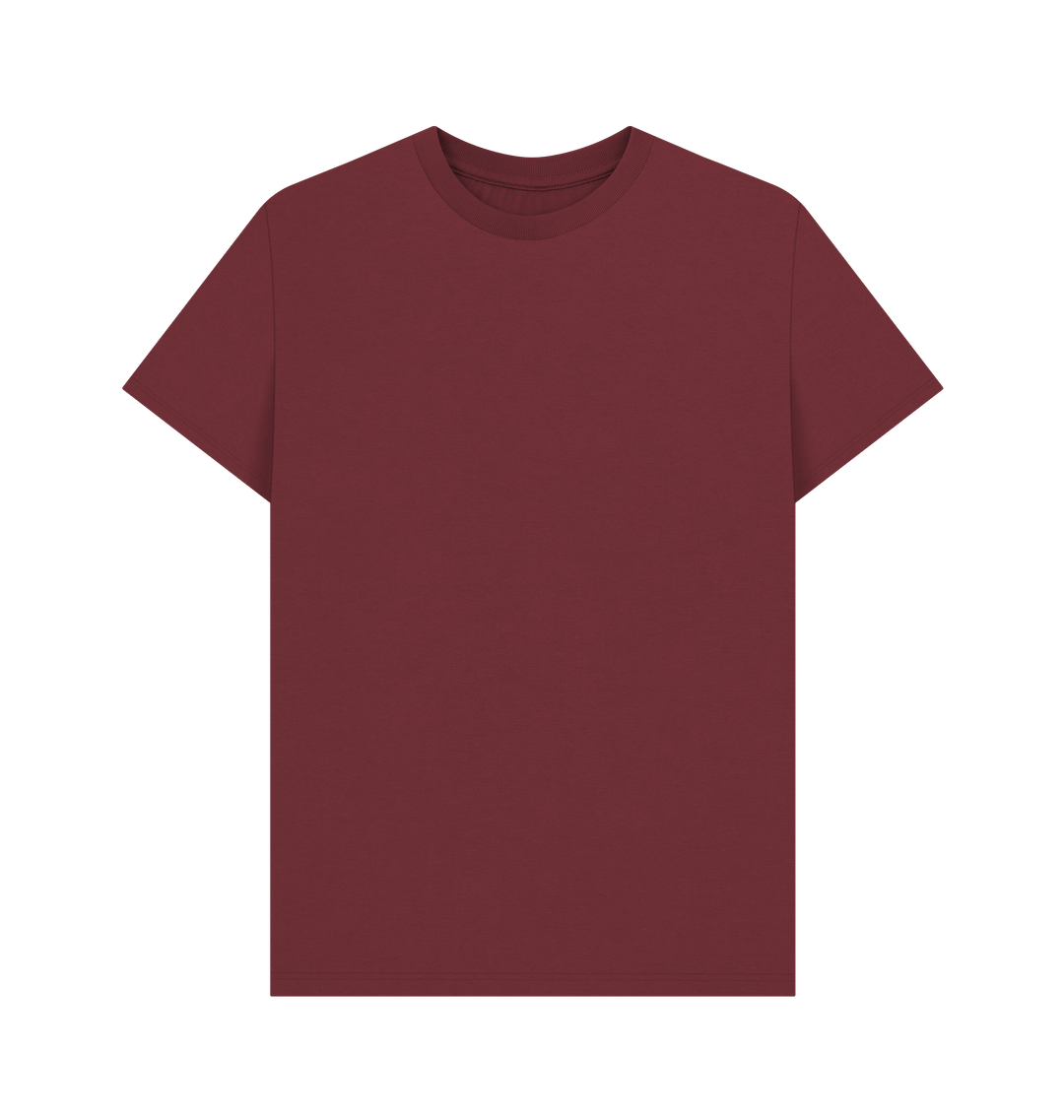 Red Wine Printed T-shirt Front