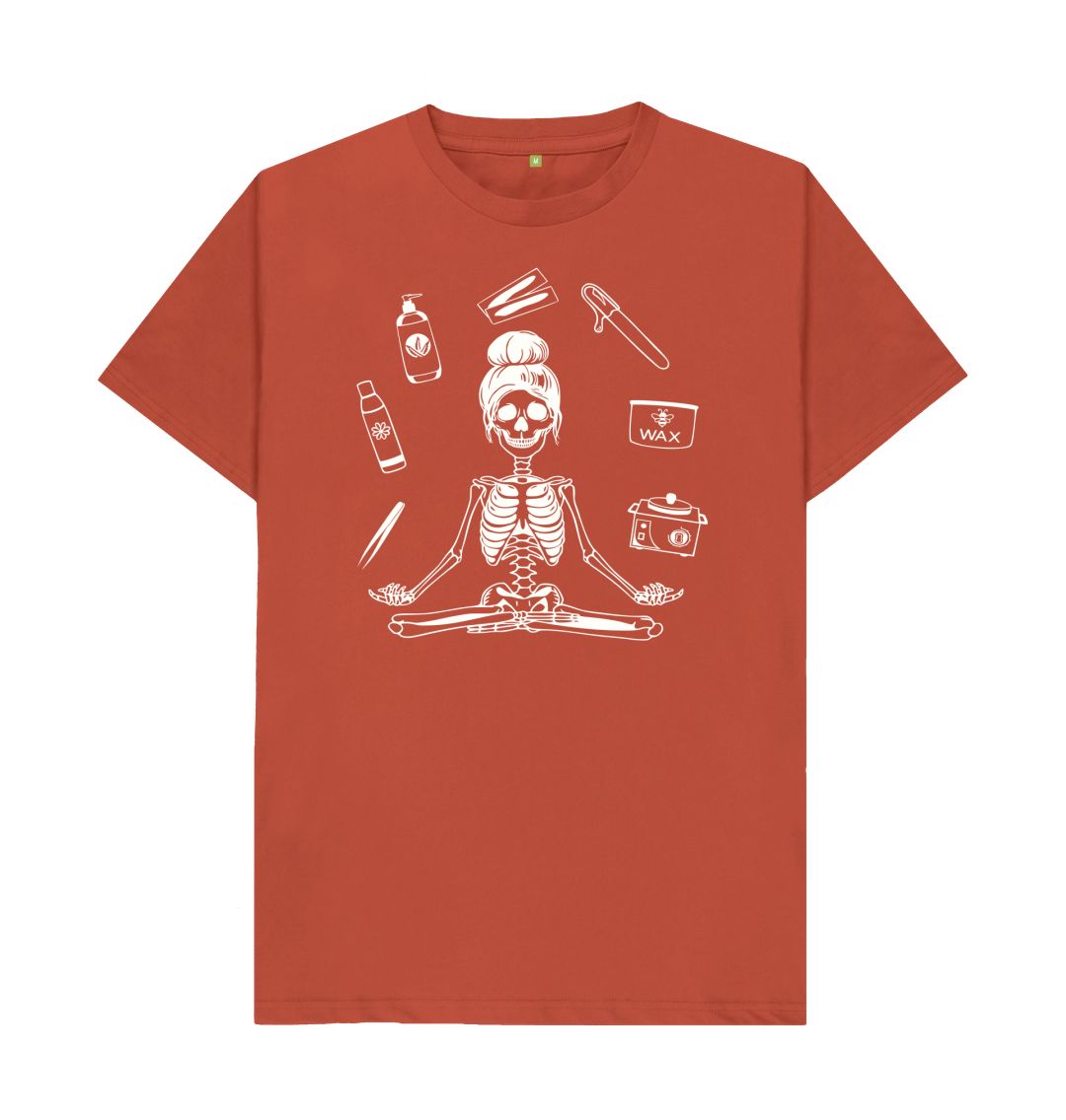 Rust WAX SKELETON white