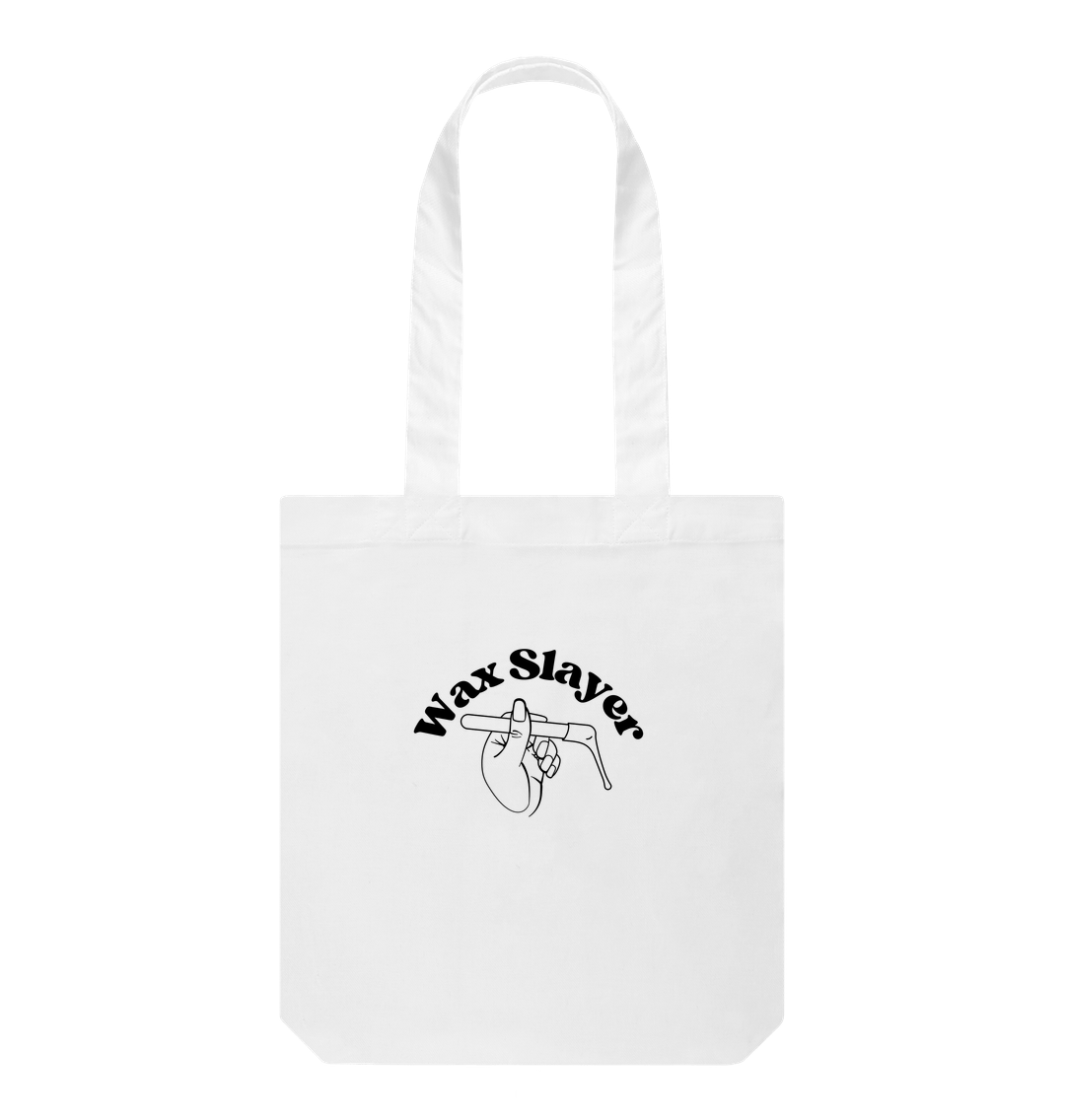 White Printed Bag Front