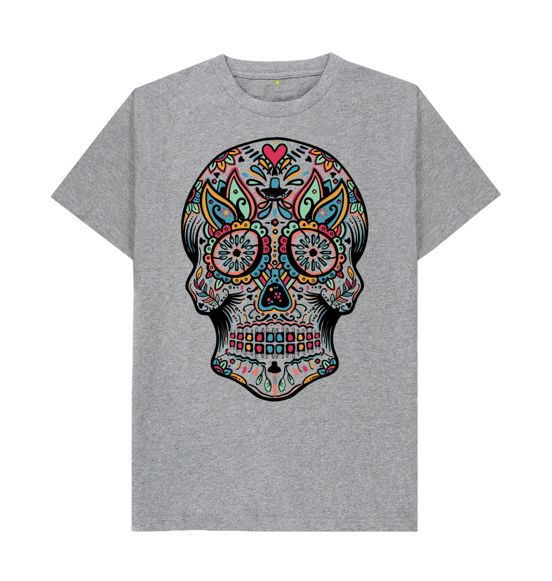 Athletic Grey Printed T-shirt Front
