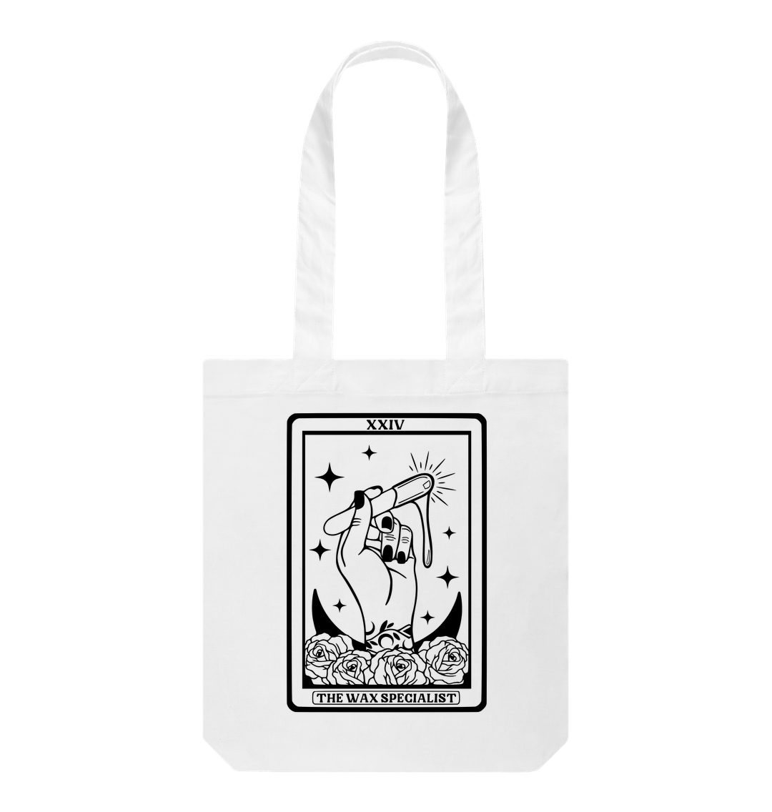 White Printed Bag Front