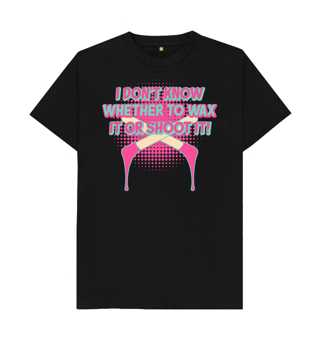 Black Printed T-shirt Front