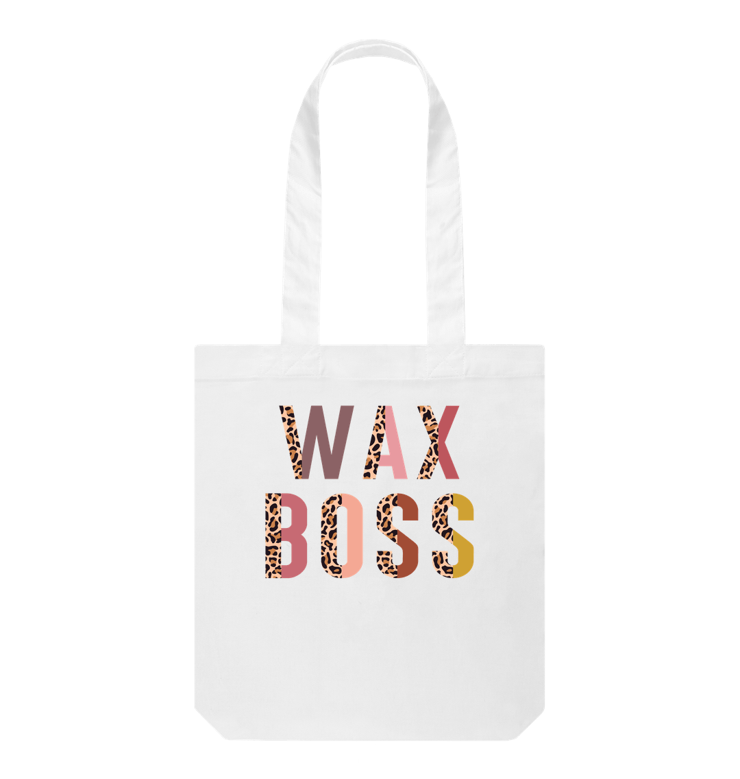 White Printed Bag Front