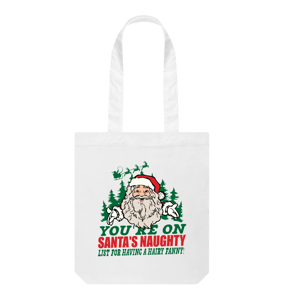 White Printed Bag Front