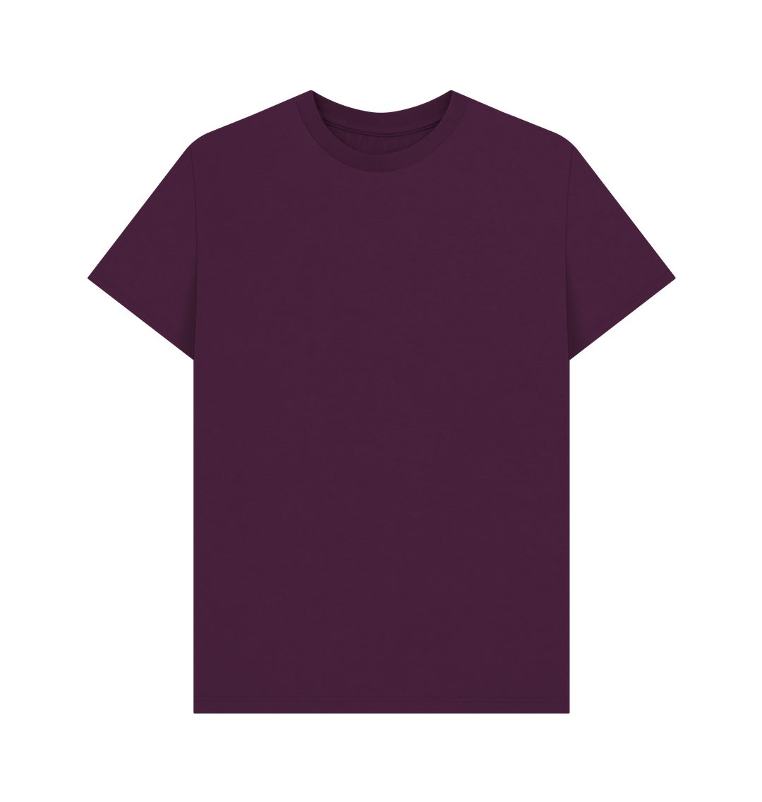 Purple Printed T-shirt Front
