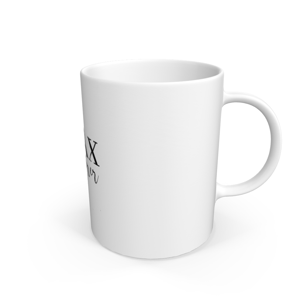 White Mug Front
