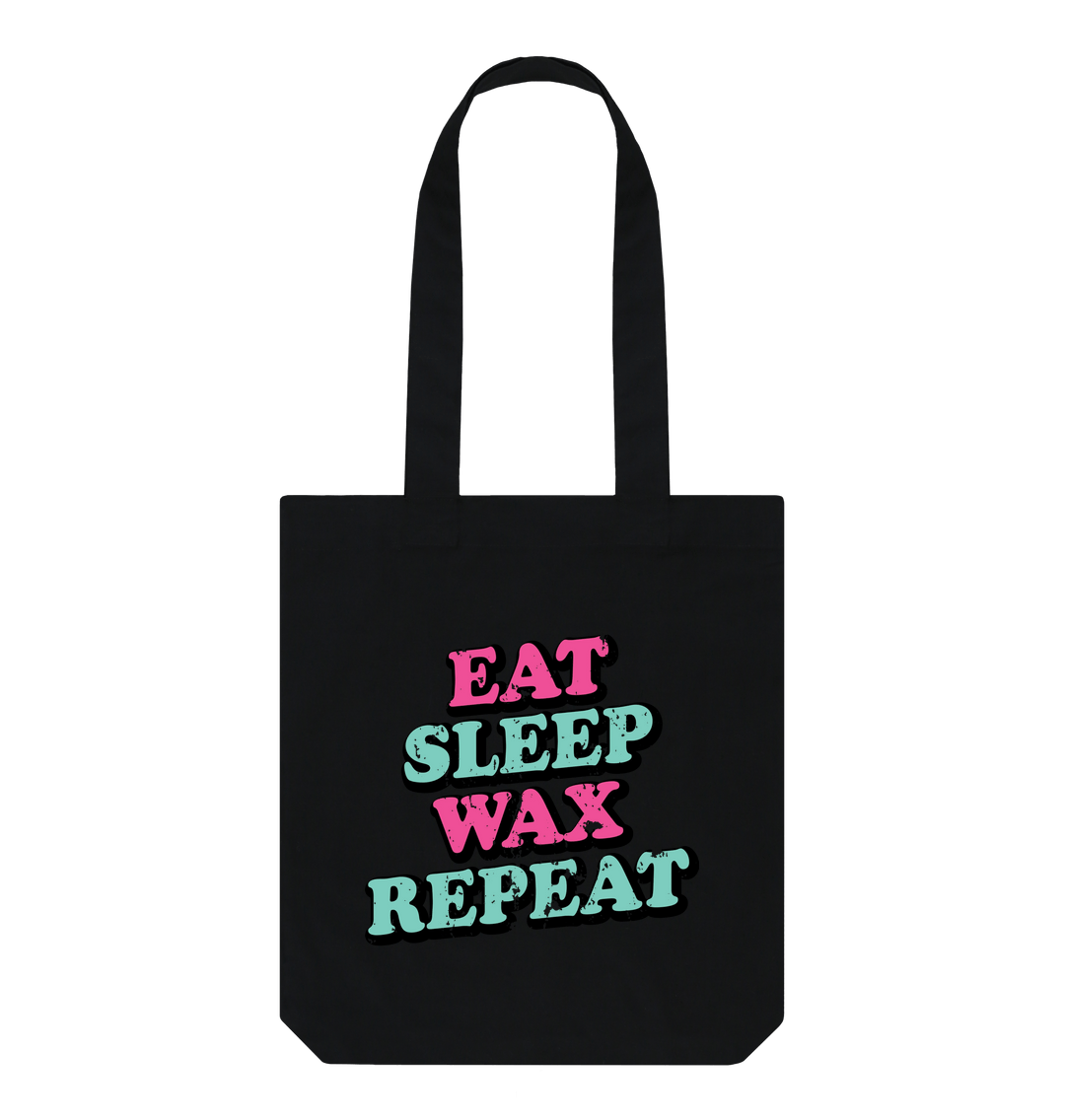 Black Printed Bag Front