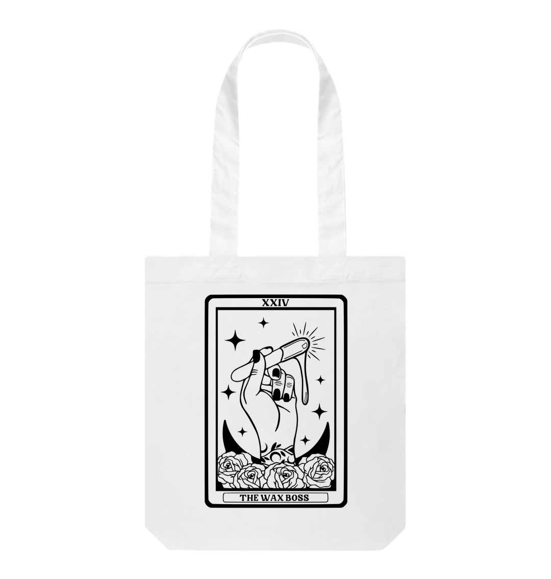 White Printed Bag Front