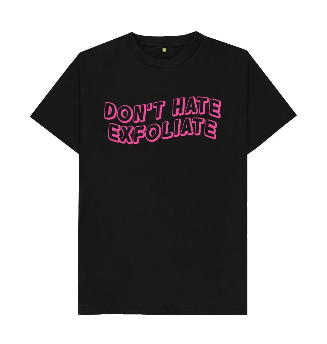 Black Printed T-shirt Front