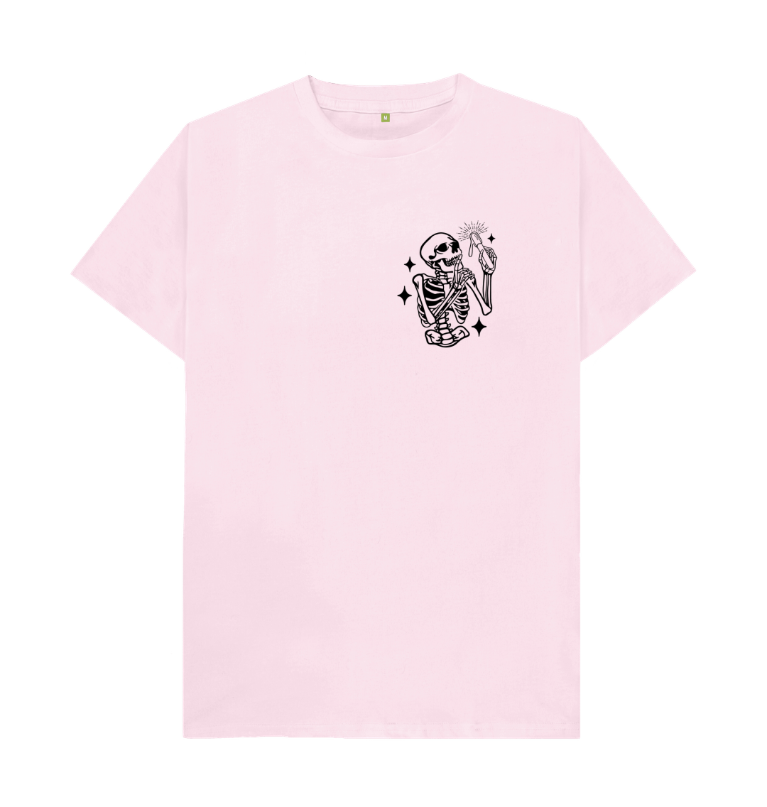 Pink Printed T-shirt Front