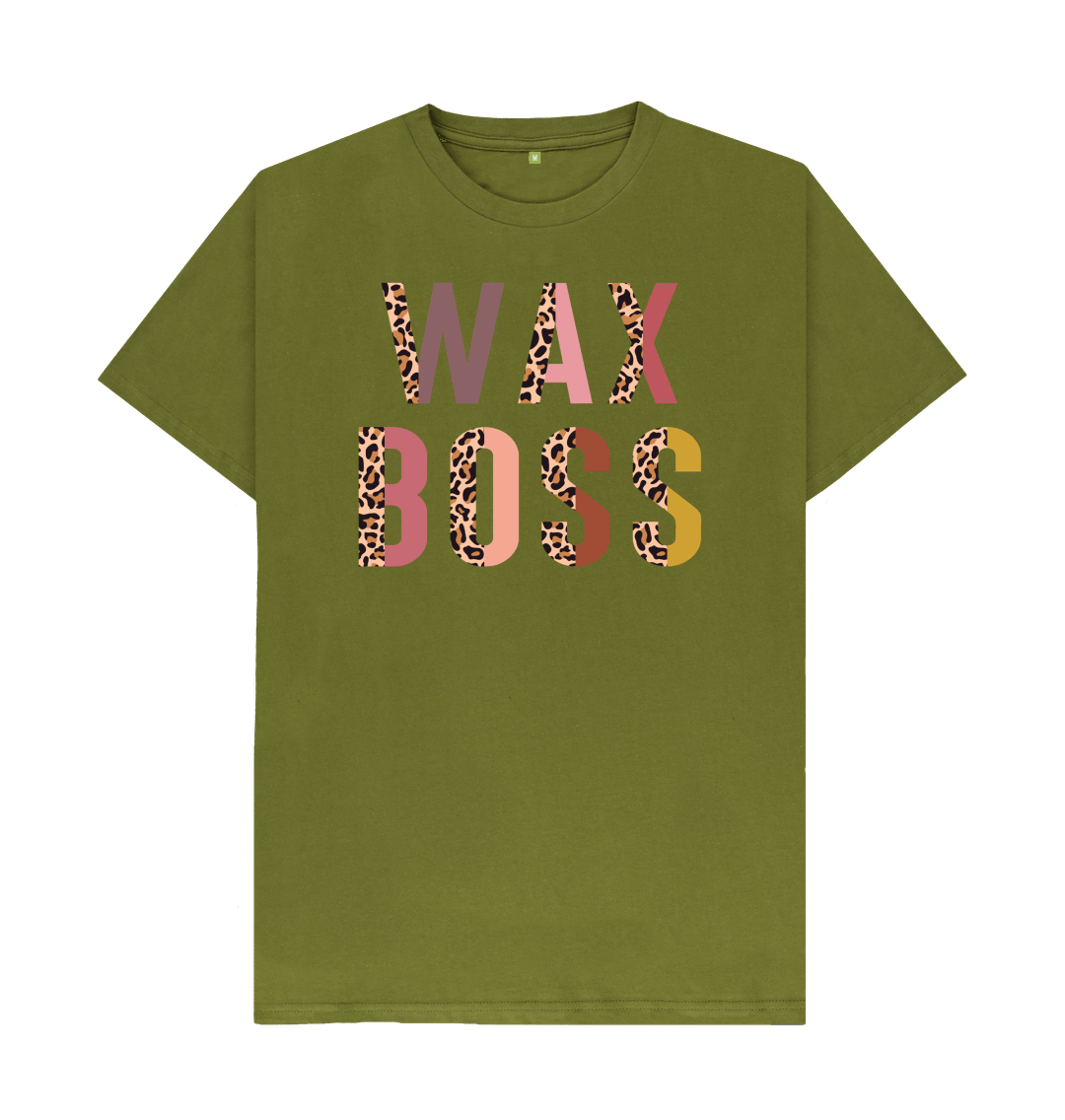 Moss Green Printed T-shirt Front