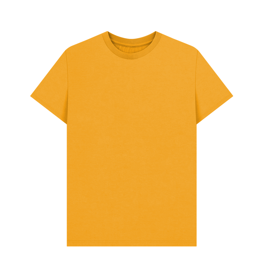 Mustard Printed T-shirt Front
