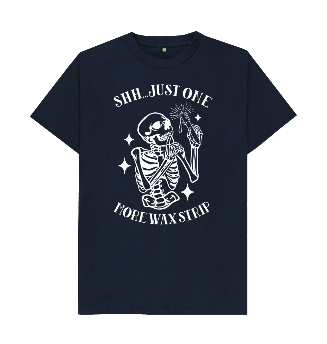 Navy Blue Printed T-shirt Front