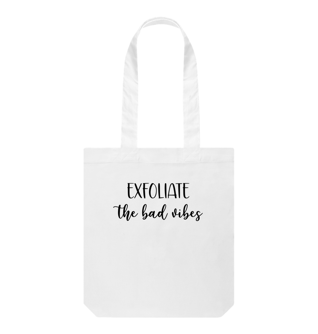 White Printed Bag Front