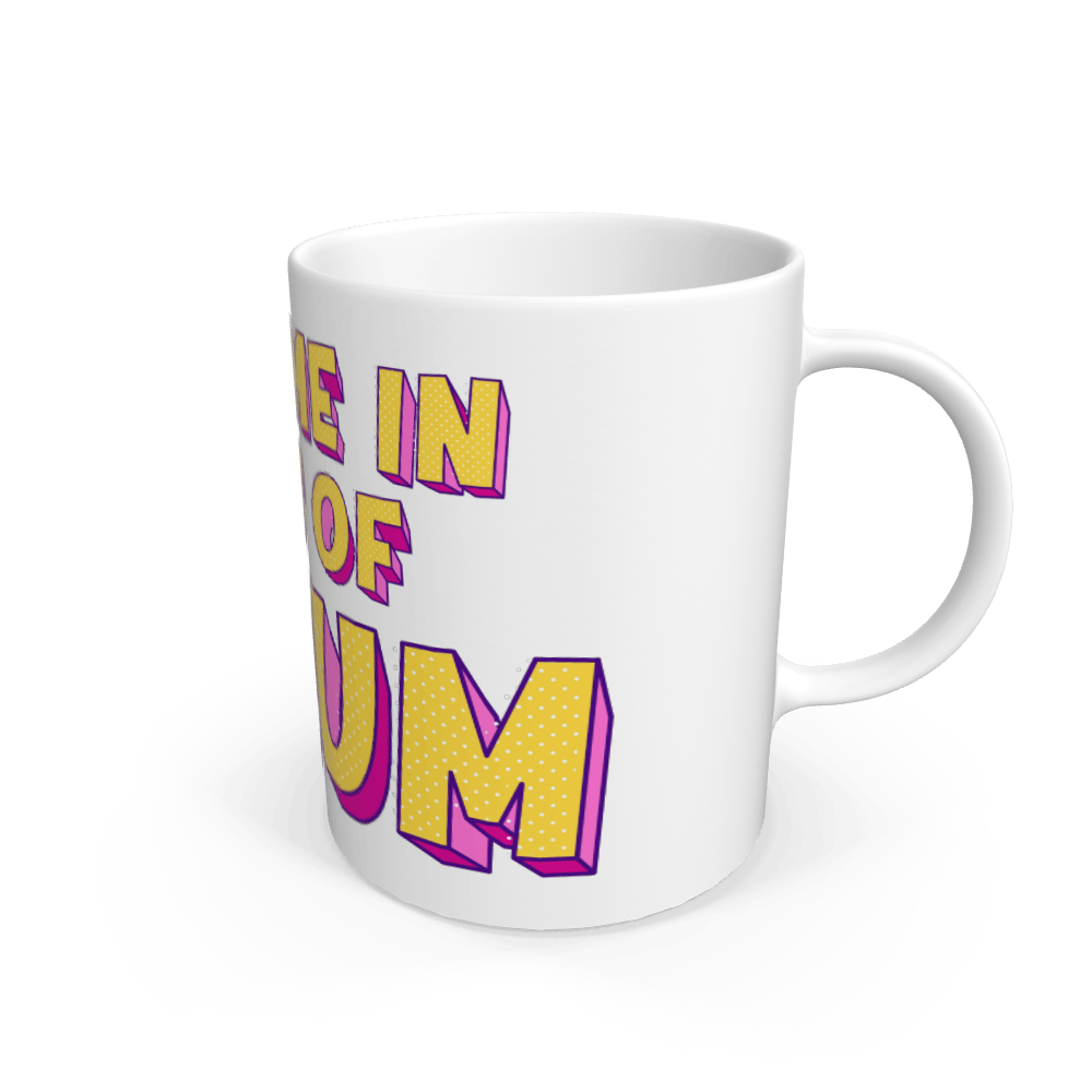 White Mug Front