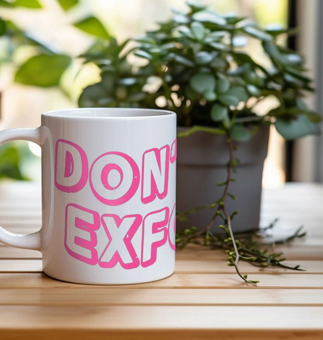 DON'T HATE EXFOLIATE MUG