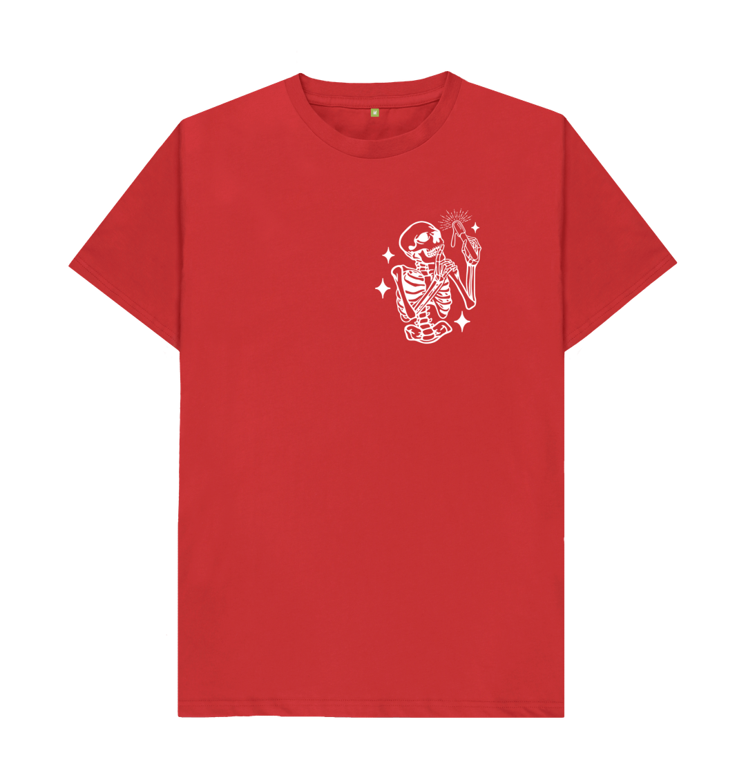 Red Printed T-shirt Front