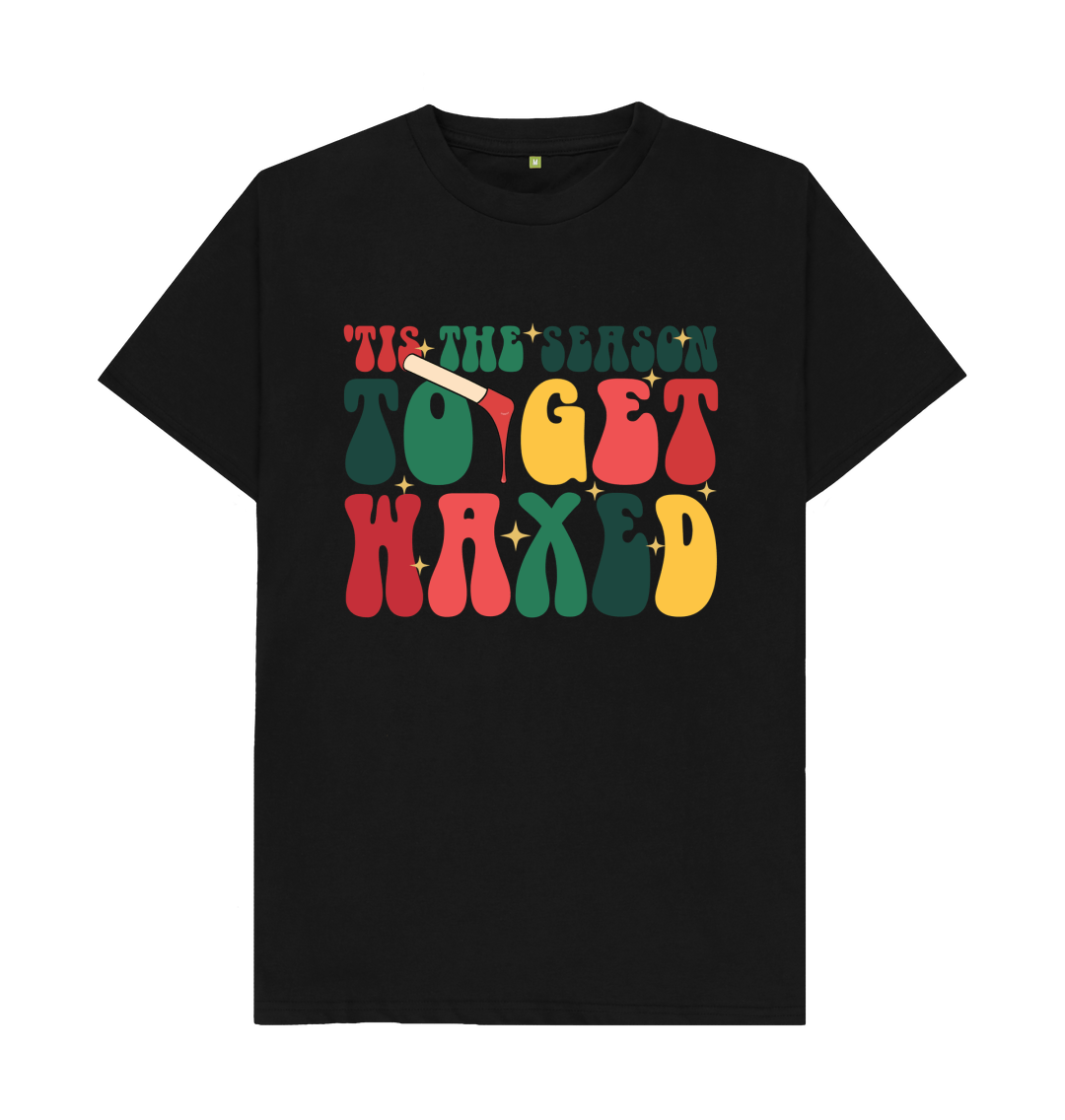 Black Printed T-shirt Front