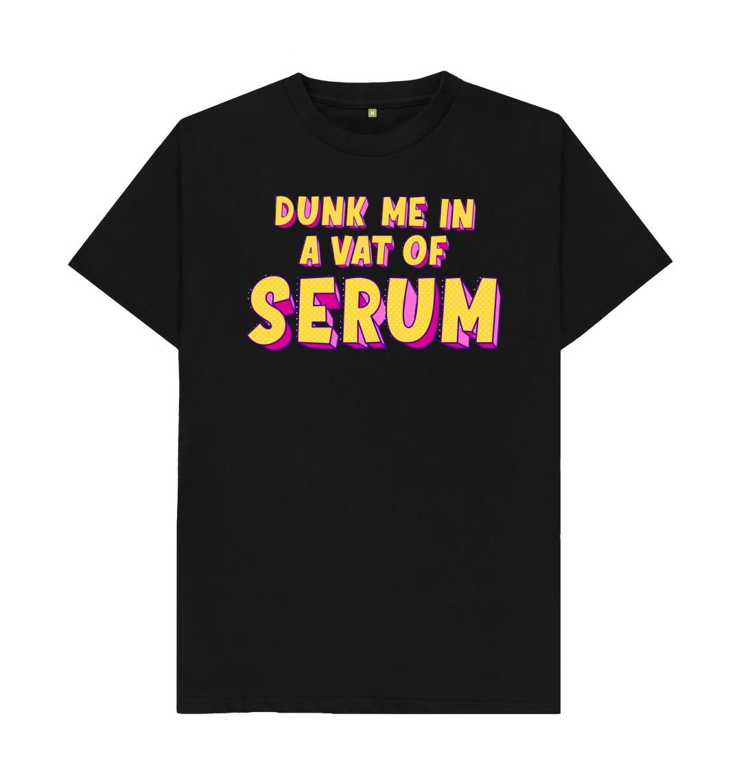 Black Printed T-shirt Front