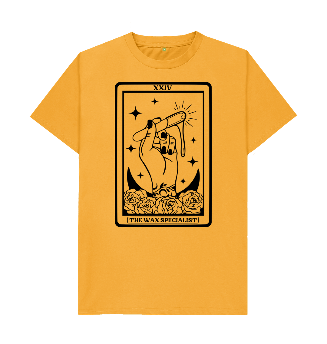Mustard Printed T-shirt Front